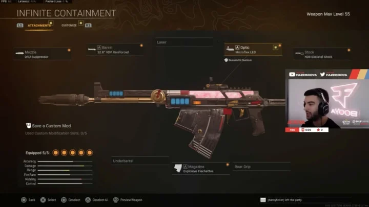 FaZe Booya Boasts New Killer UGR SMG Loadout for Warzone Season 5