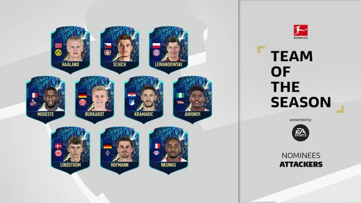 FIFA 22 Bundesliga TOTS Attacker Nominees Revealed