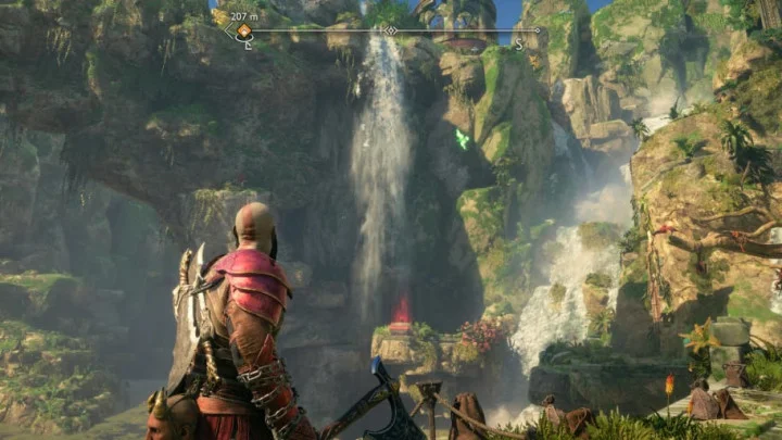 Where to Find Odin's Raven in Goddess Falls: God of War Ragnarök