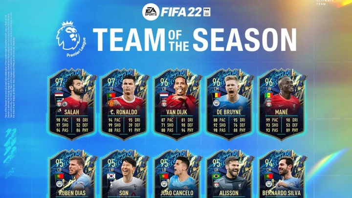 5 Best Cards in FIFA 22 Premier League TOTS